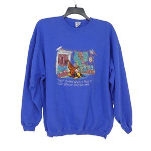 Vintage Disney Purple Tigger Pooh Bear Sweatshirt